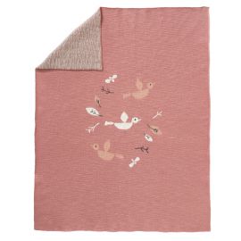 Gestrickte Babydecke - Birds