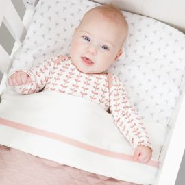 Babydecke Nordic 'Mellow rose' (75x100 cm)