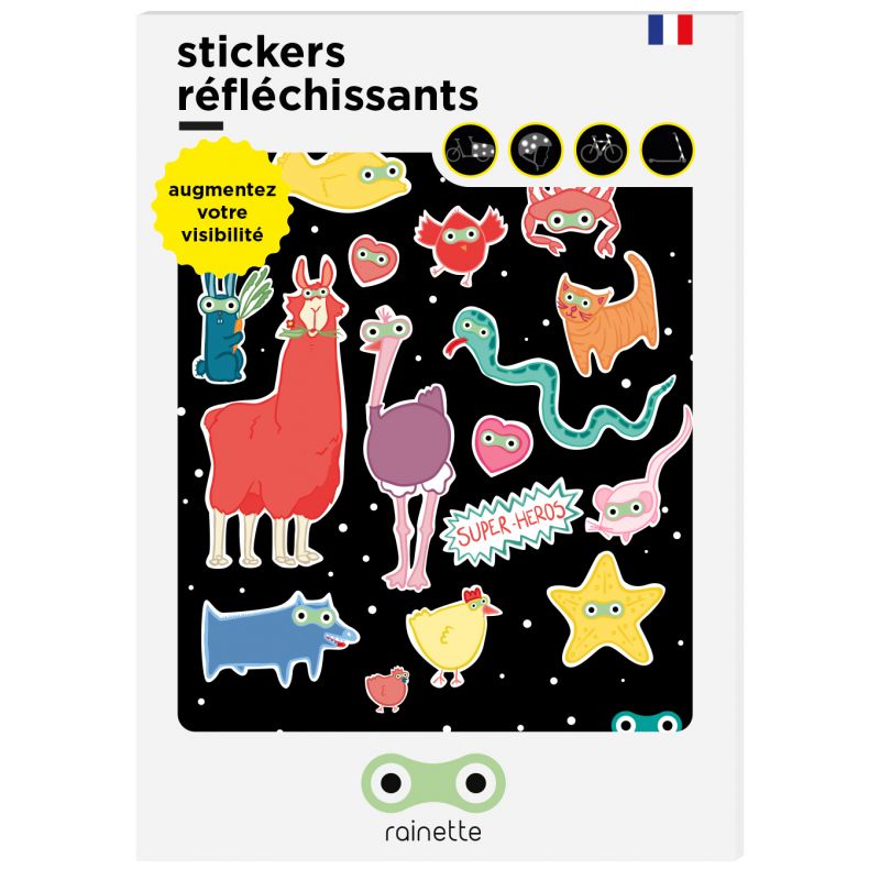 11 reflektierende Aufkleber Smiley Smile Kinder Schule Helm Kindergarten Sticker 