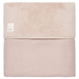 Wiegendecke Riga teddy - Grey pink - 75X100 cm