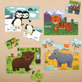 4 puzzles - Animals of the World