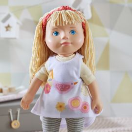 Kleid für HABA mini Puppen Gr 20 cm Mirle Mirli Miro Luisa Kleidchen Stoffpuppe 