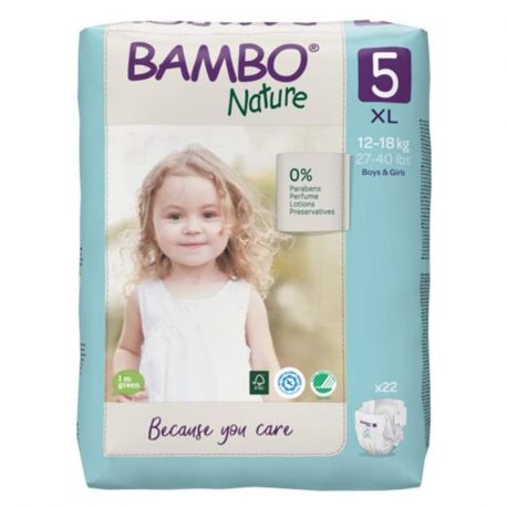 Babywindeln Bambo Nature Junior (12-22kg) - 27 St.