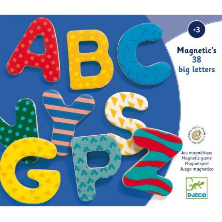 Farbenfrohes Magnetset 'ABC '