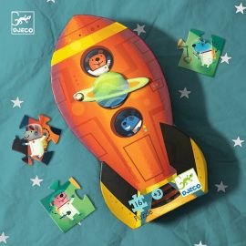 Formenpuzzle - Rakete