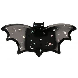 Set von 8 Papptellern - Sparkle Bat