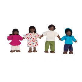 Ethnische Puppenfamilie