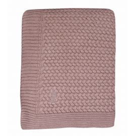 Gestrickt Decke - Pale pink - 110x140cm