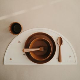 Teller-Set rund - Caramel