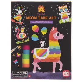Neon Tape Kunst - Electric Animals
