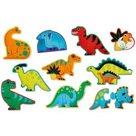 Puzzle - Let's Begin - Dinosaurs - 2 Teile