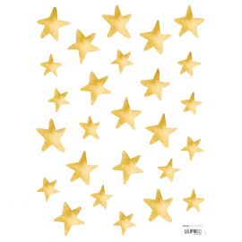 Wandaufkleber - Star - Gold effect