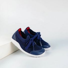Schuhe Step Up Play Knit - Navy + Red