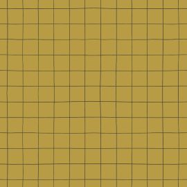 Tapete - Minima - Grid - Mustard
