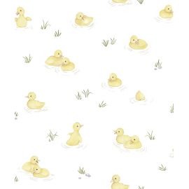 Tapete - Yellow ducks