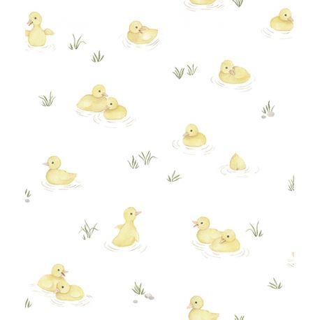 Tapete - Yellow ducks