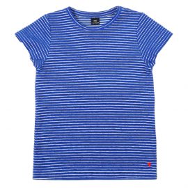 T-Shirt Terry Stripes - Palace blue - Baby