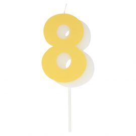 Geburtstagskerze 8