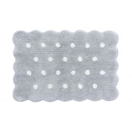 Waschbarer Teppich Mini Biscuit - Pearl Grey - 70x100 cm