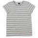 T-Shirt Terry Stripes Grey Melee - Kids