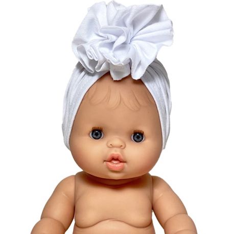 Blume Turban - Weiss Blume Turban - Weiss