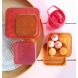 Glitter Lunch & snack box set - Autumn pink