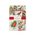 Retro Geschenkpapier-Set 'Christmas Birds'
