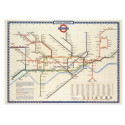 Poster/Geschenkpapier 'London Underground'