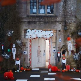Deko - Halloween Hanging Cobwebs - Pack of 4