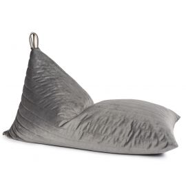 Essaouira Velvet Sitzsack - 115x77x77 cm - Slate Grey