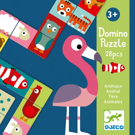 Domino Tieren Puzzle