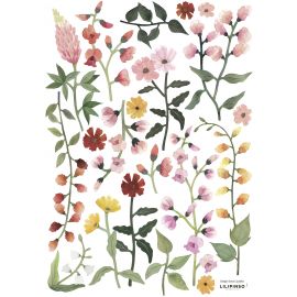 Wandaufkleber - Small Wild Flowers