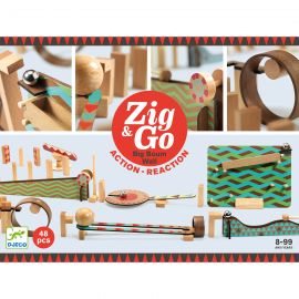 Zig & Go Aktion-Reaktion-Baukasten - 48-teilig