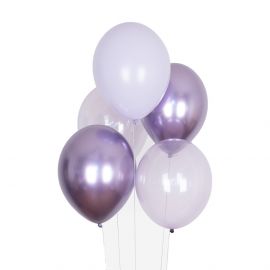 10 Ballons - mix all lilac