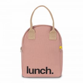Zipper Lunchtasche - Purple & Pink