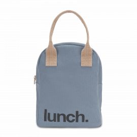 Zipper Lunchtasche - Blue