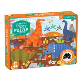 Can You Spot? Puzzle - Dino Park - 12 Teile