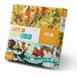 Puzzle Opposites - Hot & Cold - 48 Teile