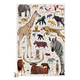 Puzzle in Metalldose - 150 Teile - African Animals