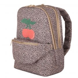 Rucksack Jackie Leopard Cherry