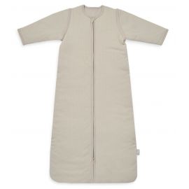 Schlafsack mit abnehmbaren Ã„rmeln 90cm Basic Stripe Nougat