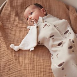 Schlafsack Newborn Kokon 0-3 monat Goose Nougat