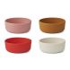 Silikon-Schälchen Iggy - 4-pack - Dusty raspberry multi mix