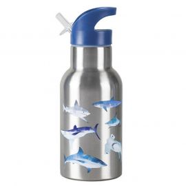 Edelstahl Trinkflasche - Shark