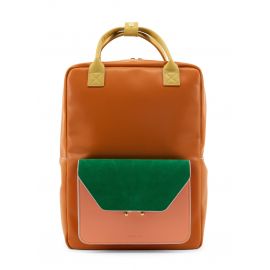 The Sticky Sis Club Rucksack - La Promenade - Colore - Croissant brown + French pink + Paris green