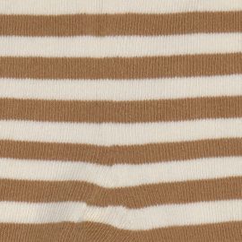Strumpfhose Stripes Caramel & Milky - GOTS