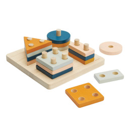 Plan Toys - Geometric Sort Board - Orchard