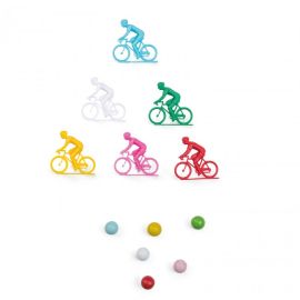 Spiel von 6 Radfahrern mit Murmeln - Aujourd'hui c'est mercredi