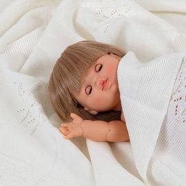 Puppe mit Schlafaugen YzÃ© - 34 cm