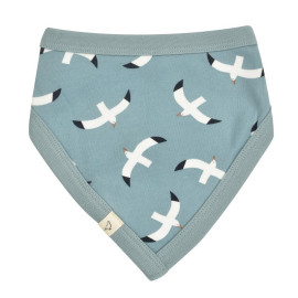 Reversible Bandana Labbe - 0 bis 12 Monate - Blaue Möwen